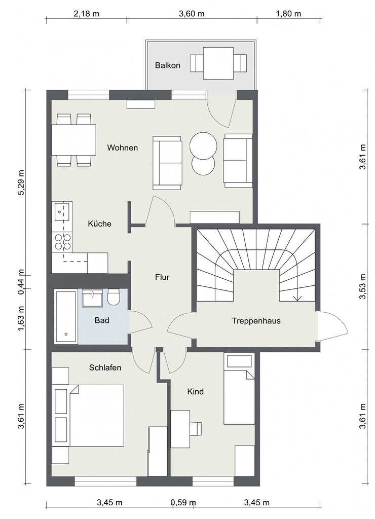 Wohnung zur Miete 398 € 3 Zimmer 56,9 m²<br/>Wohnfläche 4.<br/>Geschoss Dr.-A.-Schweitzer-Str. 49 Lübbenau Lübbenau/Spreewald 03222