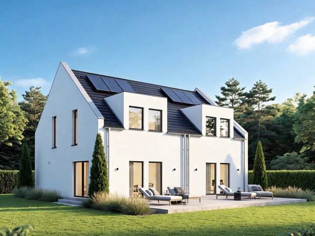 Doppelhaushälfte zum Kauf 612.500 € 4 Zimmer 123 m² 345 m² Grundstück Riet Vaihingen an der Enz 71665