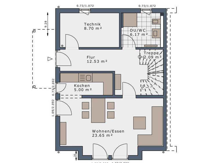 Doppelhaushälfte zum Kauf provisionsfrei 699.950 € 4 Zimmer 134 m² 267 m² Grundstück Heiligendamm Bad Doberan 18209