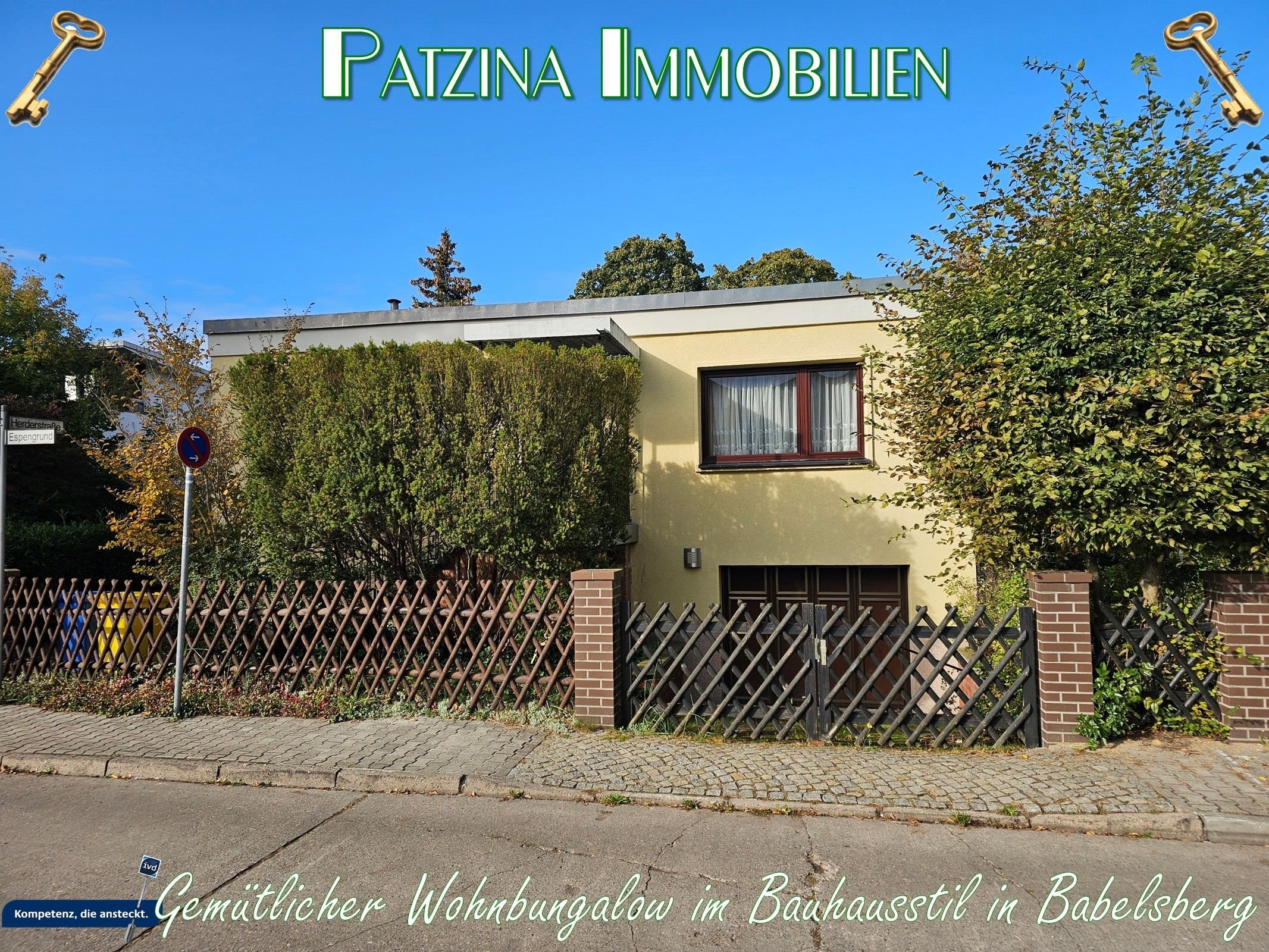 Bungalow zum Kauf 747.000 € 4 Zimmer 100 m²<br/>Wohnfläche 549 m²<br/>Grundstück ab sofort<br/>Verfügbarkeit Espengrund 13 Babelsberg - Nord Potsdam 14482