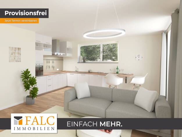 Wohnung zum Kauf - Erstbezug provisionsfrei 352.900 € 2 Zimmer 63,1 m² Aindling Aindling 86447