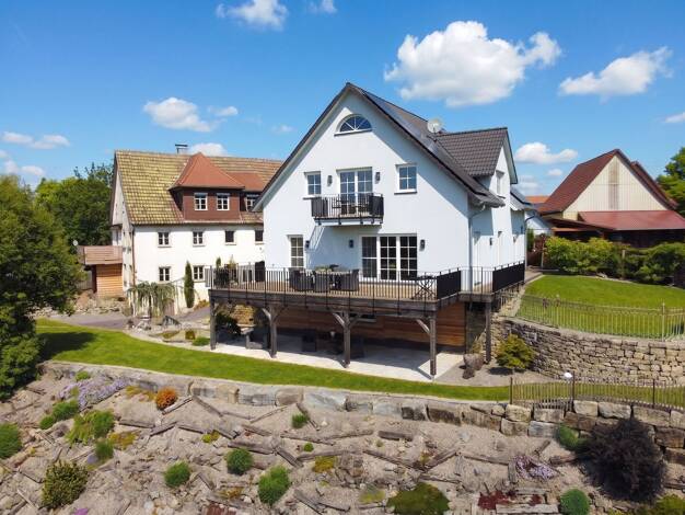 Einfamilienhaus zum Kauf 1.220.000 € 6 Zimmer 182 m² 1.478 m² Grundstück frei ab sofort Bühler Adelmannsfelden 73486