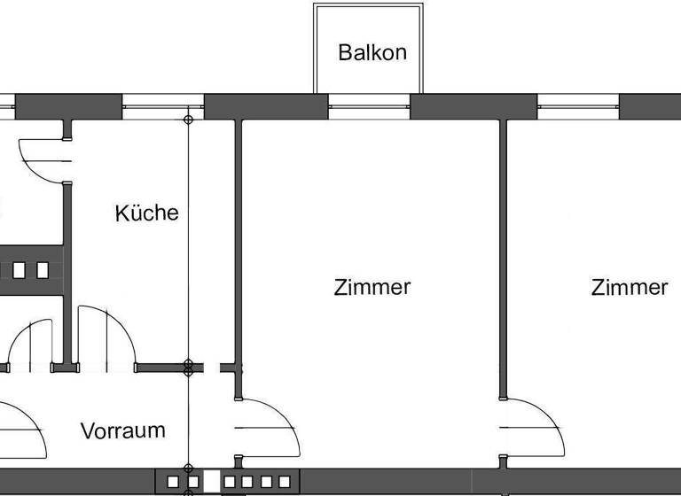 Wohnung zum Kauf 164.500 € 2 Zimmer 3. Geschoss Wiener Straße 60a Lend Graz 8020
