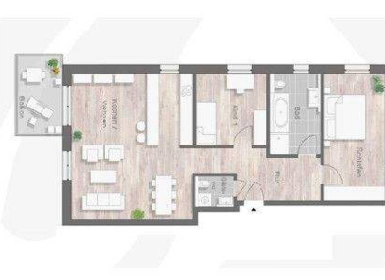 Wohnung zur Miete 1.429 € 3 Zimmer 92,2 m² frei ab 01.04.2026 Am Güterbahnhof 5 Coswig 01640