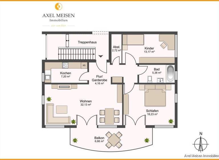 Wohnung zum Kauf 375.000 € 3 Zimmer 90 m² Ziegelhausen Heidelberg / Ziegelhausen 69118