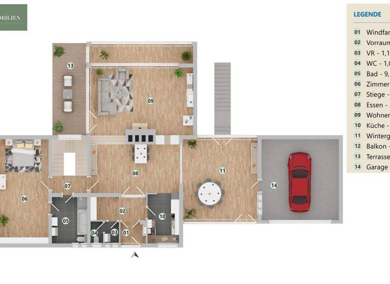 Einfamilienhaus zum Kauf 759.000 € 5,5 Zimmer 263,7 m² 1.522 m² Grundstück Puchenau 4048