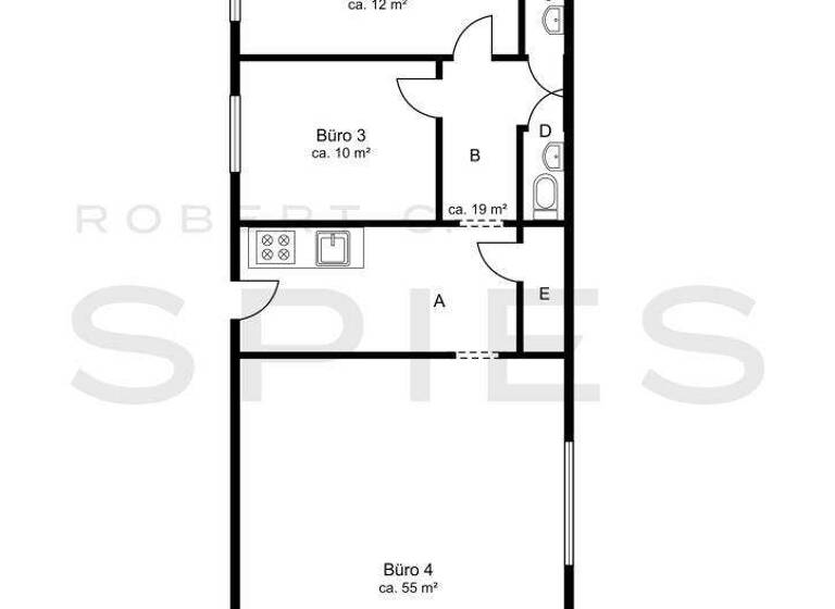 Bürofläche zur Miete 990 € 110 m² Bürofläche teilbar ab 110 m² Osternburg Oldenburg 26135