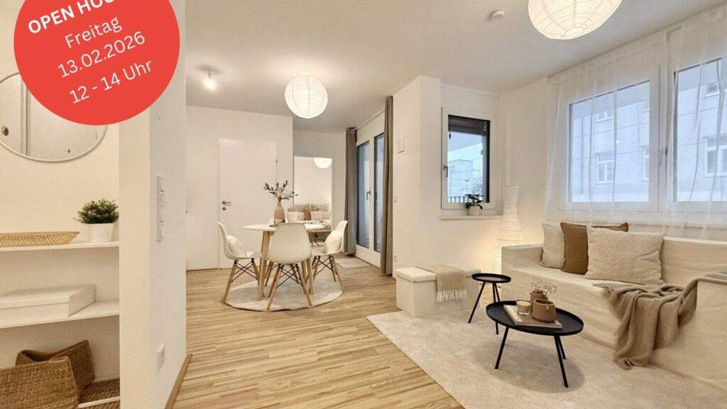 Wohnung zur Miete - Erstbezug 800 € 2 Zimmer 43,3 m² 3. Geschoss frei ab 01.05.2026 Grillgasse Wien 1110