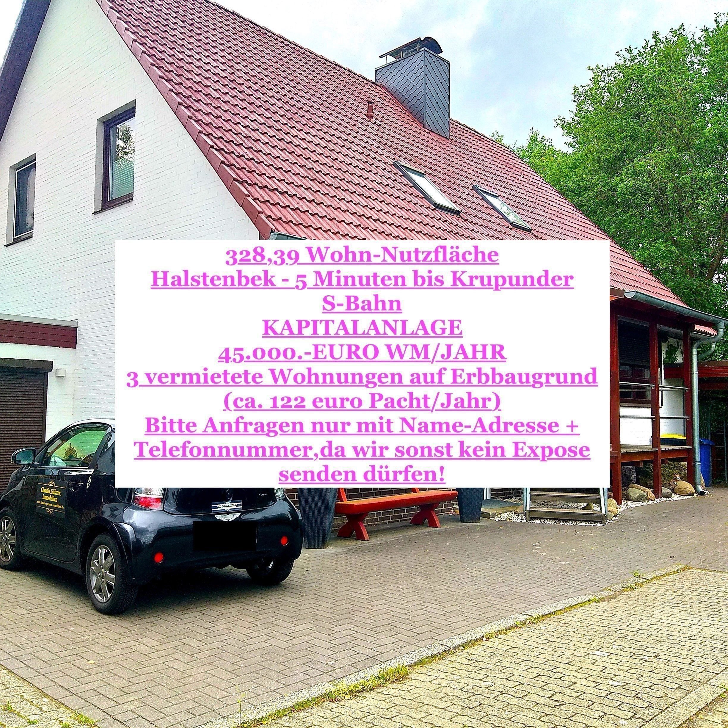 Mehrfamilienhaus zum Kauf 599.000 € 8 Zimmer 240,5 m²<br/>Wohnfläche Halstenbek 25469