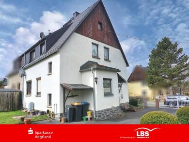 Doppelhaushälfte zum Kauf 95.000 € 4 Zimmer 94 m² 1.918 m² Grundstück Oelsnitz Oelsnitz 08606