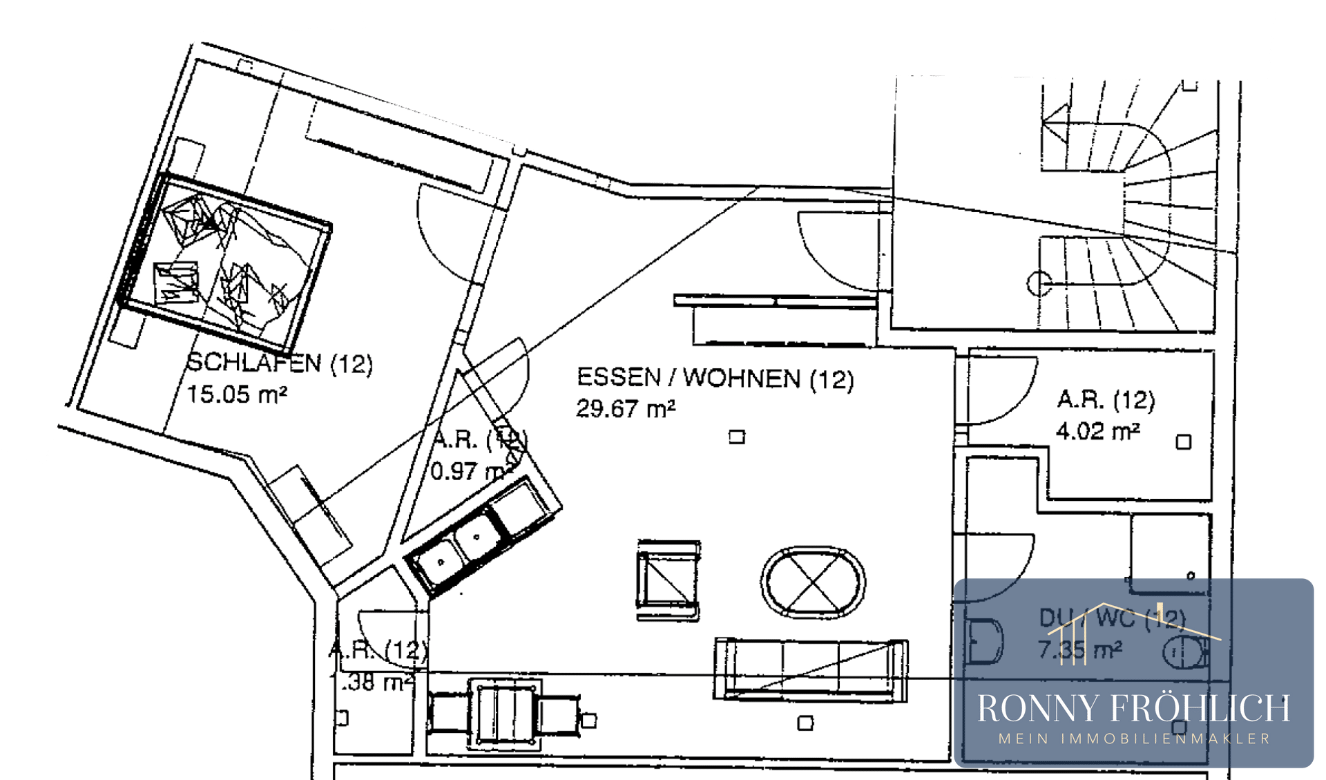 Wohnung zur Miete 280 € 2 Zimmer 58,4 m²<br/>Wohnfläche 6.<br/>Geschoss Reichenbacher Straße 33 Mitte - West 131 Zwickau 08056