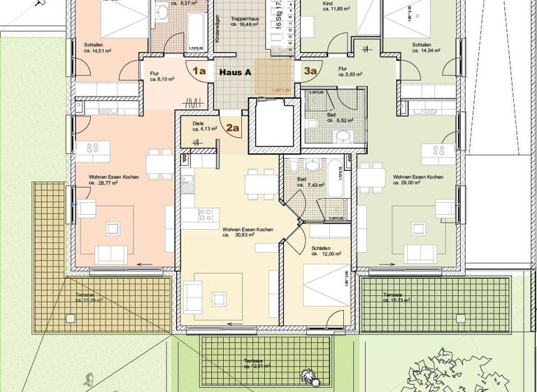 Wohnung zum Kauf provisionsfrei 379.000 € 3 Zimmer 76,9 m²<br/>Wohnfläche Roßtal Roßtal 90574