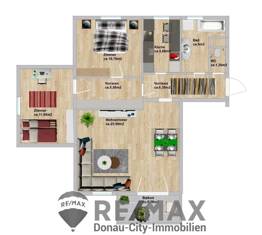 Wohnung zum Kauf 229.000 € 3 Zimmer 72,5 m²<br/>Wohnfläche EG<br/>Geschoss Hinterbrühl 2371