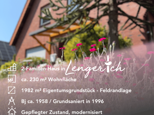 Mehrfamilienhaus zum Kauf 465.000 € 4 Zimmer 230 m² 1.982 m² Grundstück Aldrup Lengerich 49525
