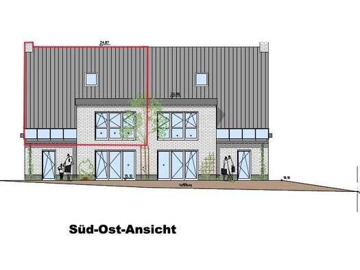 Maisonette zur Miete - Erstbezug 1.850 € 4 Zimmer 117,3 m² 1. Geschoss Hauptstraße 11 Wyler Kranenburg 47559