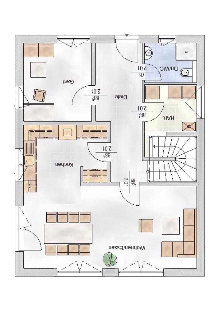 Einfamilienhaus zum Kauf 877.694 € 5 Zimmer 146 m²<br/>Wohnfläche 351 m²<br/>Grundstück Friesdorf Bonn 53175