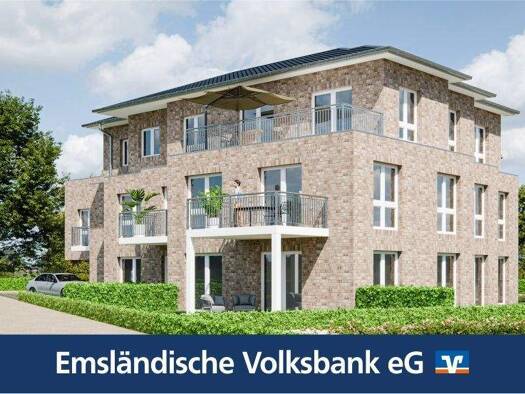 Wohnung zum Kauf - Erstbezug provisionsfrei 287.900 € 3 Zimmer 68,4 m² EG Neustadt Meppen 49716