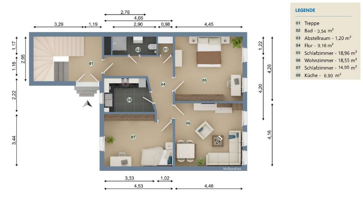 Wohnung zum Kauf 89.000 € 3 Zimmer 73,3 m²<br/>Wohnfläche Schönebeck Schönebeck 39218