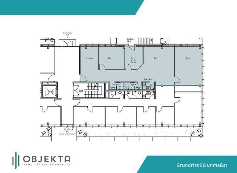 Bürofläche zur Miete 725 m² Bürofläche teilbar ab 160 m² Söflingen Ulm 89077