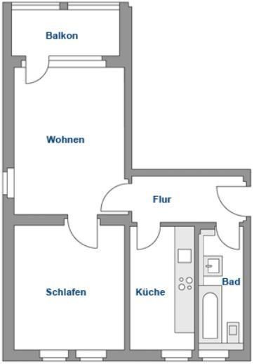 Wohnung zur Miete 598 € 2 Zimmer 54 m²<br/>Wohnfläche EG<br/>Geschoss Haenel-Clauß Str. 14 Striesen-Süd (Hepkeplatz) Dresden 01309