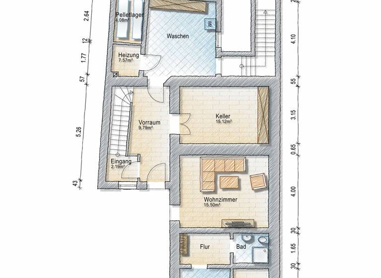 Reihenmittelhaus zum Kauf 355.000 € 4 Zimmer 115 m²<br/>Wohnfläche 231 m²<br/>Grundstück 01.07.2025<br/>Verfügbarkeit Riol 54340