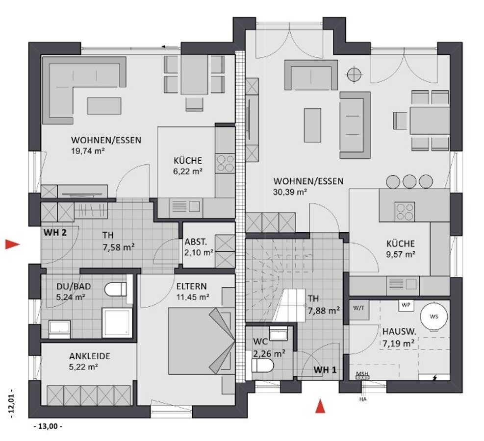 Mehrfamilienhaus zum Kauf provisionsfrei 731.320 € 9 Zimmer 210 m²<br/>Wohnfläche 752 m²<br/>Grundstück Meerbeck Moers 47443