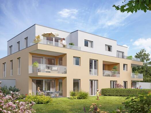 Wohnung zum Kauf - Erstbezug provisionsfrei 497.000 € 3 Zimmer 72 m² Geschoss EG/3 frei ab 01.04.2028 Hindenburgstraße 11 Böhringen Radolfzell am Bodensee 78315
