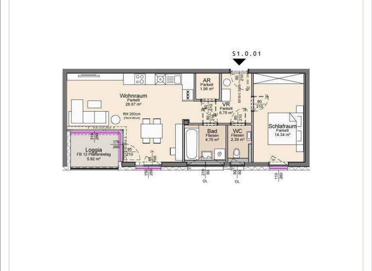 Wohnung zum Kauf - Erstbezug 303.400 € 58 m² EG Pöstlingberg Linz 4040