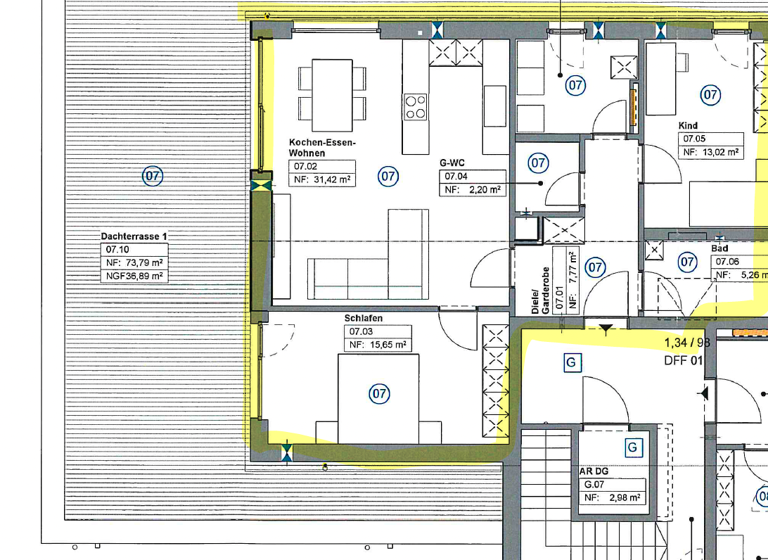 Penthouse zur Miete 1.700 € 3 Zimmer 122 m² frei ab 01.04.2026 Schulstraße Trierweiler 54311