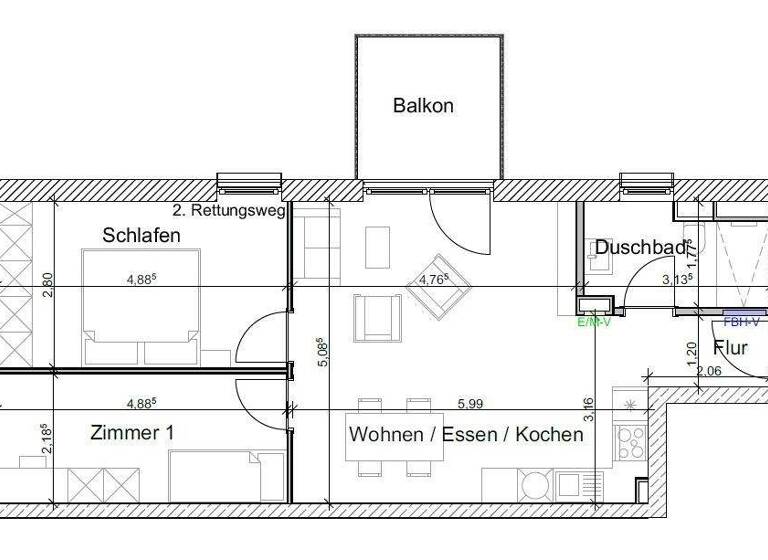 Wohnung zum Kauf 402.000 € 3 Zimmer 63,8 m² 1. Geschoss Aldingen Remseck am Neckar 71686