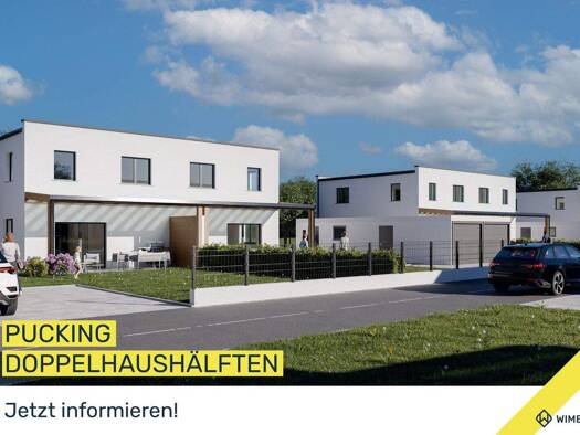Doppelhaushälfte zum Kauf - Erstbezug 7 Zimmer 115 m² 400 m² Grundstück Palmenstraße Pucking 4055