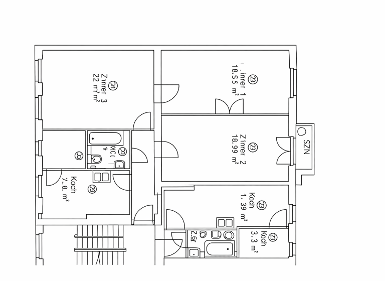 Wohnung zum Kauf 420.000 € 3 Zimmer 87 m² 4. Geschoss Schöneberg Berlin 10827