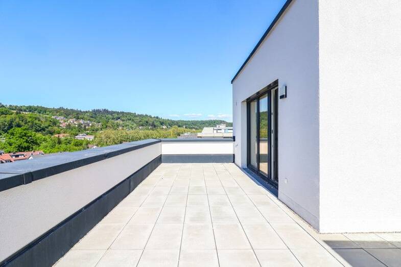 Penthouse zur Miete 1.265 € 2 Zimmer 73,4 m² 5. Geschoss frei ab 01.06.2025 Eutighofer Straße 21 Äußere Weststadt Schwäbisch Gmünd 73525