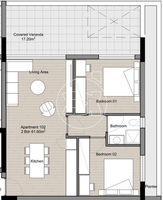 Wohnung zum Kauf 335.000 € 3 Zimmer 84 m²<br/>Wohnfläche Columbia