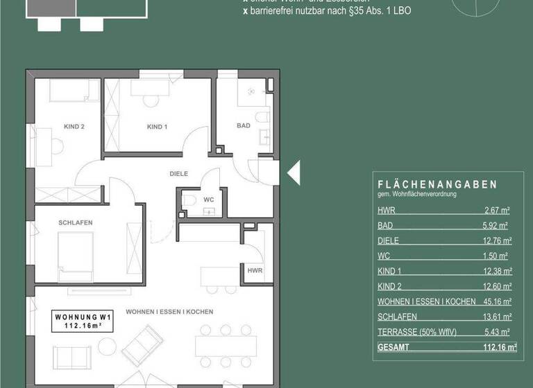 Wohnung zum Kauf provisionsfrei 614.000 € 4 Zimmer 112 m² frei ab 01.05.2027 Endingen 79346