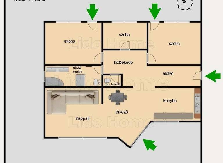 Studio zum Kauf 395.000 € 4 Zimmer 125 m² 4. Geschoss frei ab sofort Györ