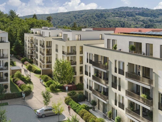 Terrassenwohnung zum Kauf provisionsfrei 498.000 € 3 Zimmer 79,1 m²<br/>Wohnfläche EG<br/>Geschoss Weststadt Weinheim 69469