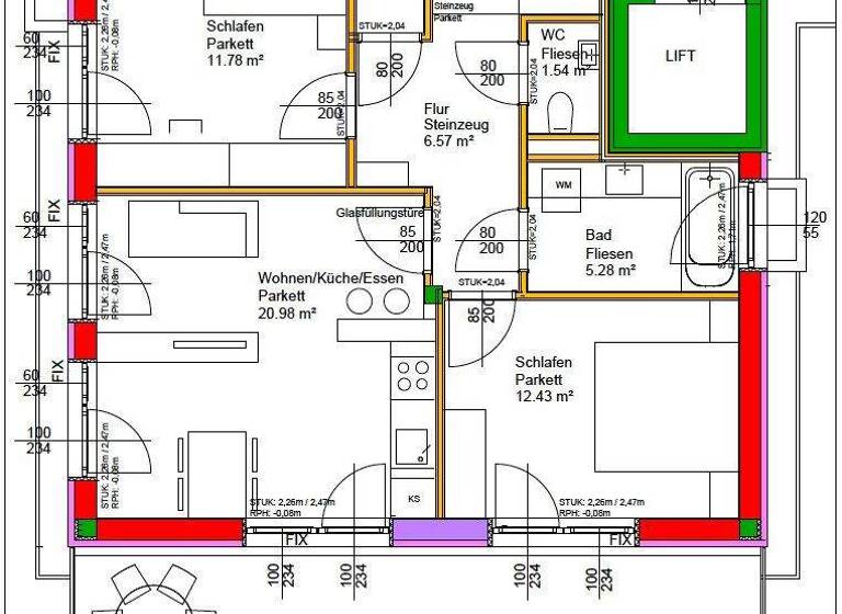 Wohnung zum Kauf 263.000 € 3 Zimmer 63,7 m² EG frei ab 01.07.2027 Hochsteingasse Geidorf Graz 8010