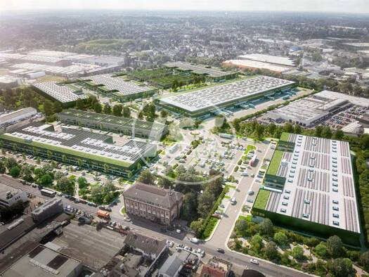 Produktionshalle zur Miete - Erstbezug provisionsfrei 2.123 m² Lagerfläche Höherweg 277 Lierenfeld Düsseldorf 40231