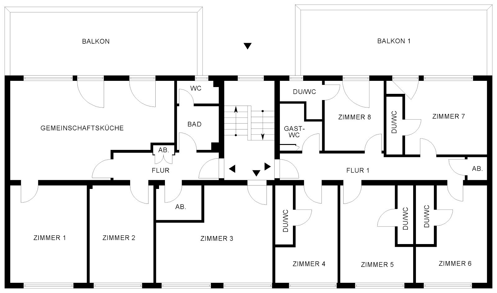 Wohnung zur Miete 159 € 1 Zimmer 18,7 m²<br/>Wohnfläche 1.<br/>Geschoss 01.02.2025<br/>Verfügbarkeit Kleiststr. 35 Stadtmitte Wolfsburg 38440