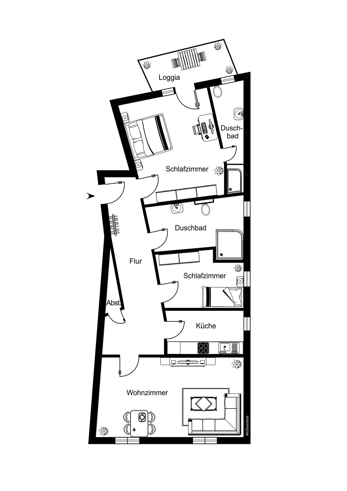 Wohnung zur Miete 1.350 € 3 Zimmer 107 m²<br/>Wohnfläche Ingelheim 55218