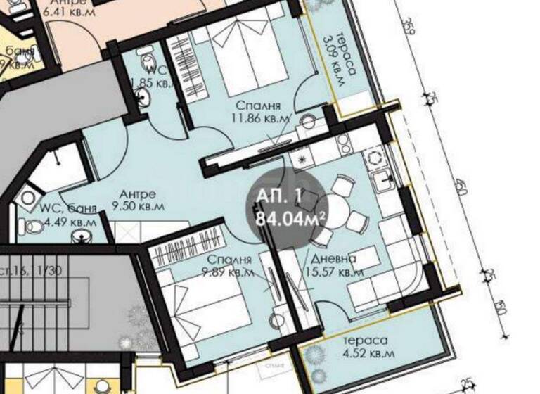 Studio zum Kauf 126.064 € 3 Zimmer 84 m² Nessebar