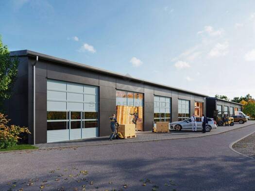 Lagerhalle zur Miete - Erstbezug 890 € 88 m² Lagerfläche Straß Nersingen 89278