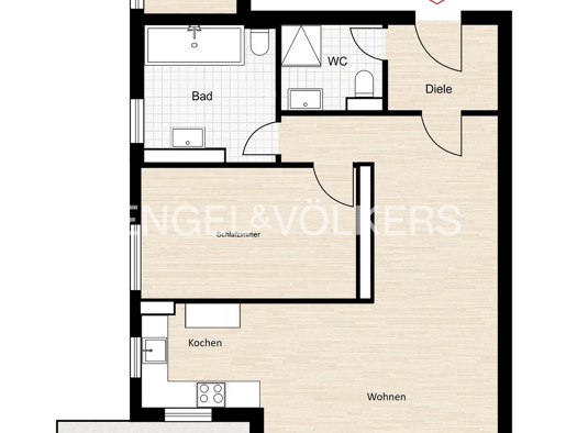 Wohnung zum Kauf 440.000 € 2 Zimmer 74 m² Wiesbaden 65195