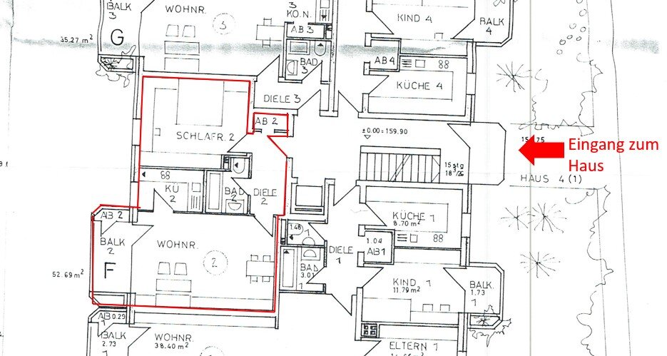 Wohnung zum Kauf 225.000 € 2 Zimmer 53 m²<br/>Wohnfläche EG<br/>Geschoss ab sofort<br/>Verfügbarkeit Panneschopp Aachen 52068