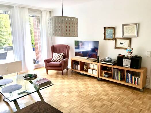 Wohnung zur Miete 1.800 € 3 Zimmer 73 m² Geschoss 2/3 frei ab sofort Eulenkrugstraße 9 Volksdorf Hamburg 22359