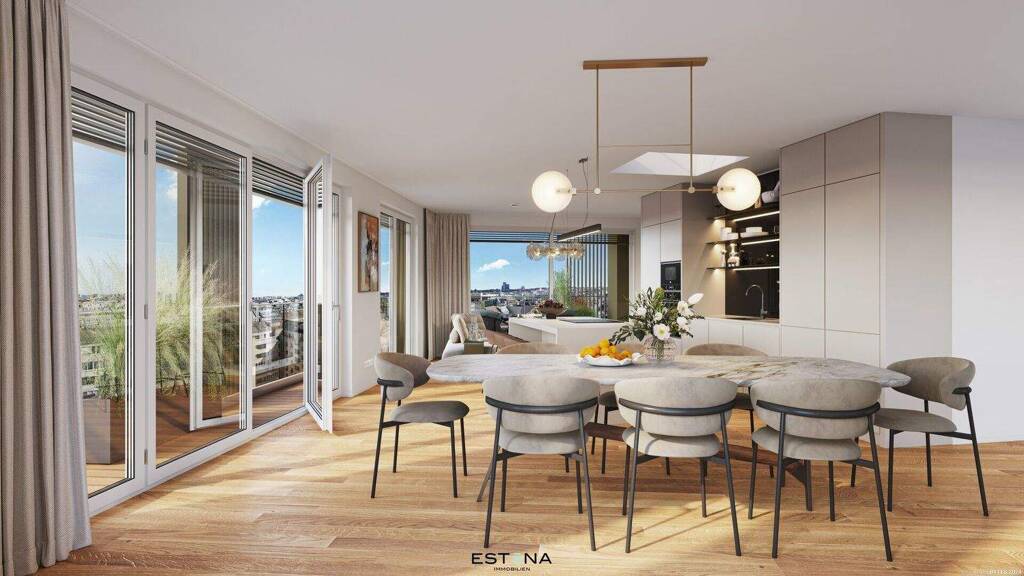 Wohnung zum Kauf - Erstbezug 1.498.000 € 4 Zimmer 161,5 m² 10. Geschoss Laxenburger Straße Wien 1100