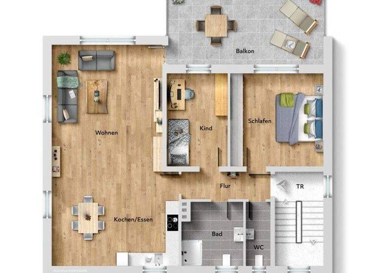 Wohnung zum Kauf 359.000 € 3 Zimmer 96,3 m² EG Niedermotzing 94345