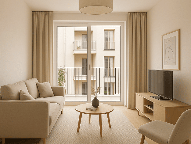 Wohnung zum Kauf - Neubau provisionsfrei 290.557 € 2 Zimmer 44,8 m² 5. Geschoss Zentrum-Ost Leipzig 04103