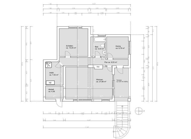 Einfamilienhaus zum Kauf 298.700 € 2 Zimmer 76,3 m² 548 m² Grundstück Papendorf 18059